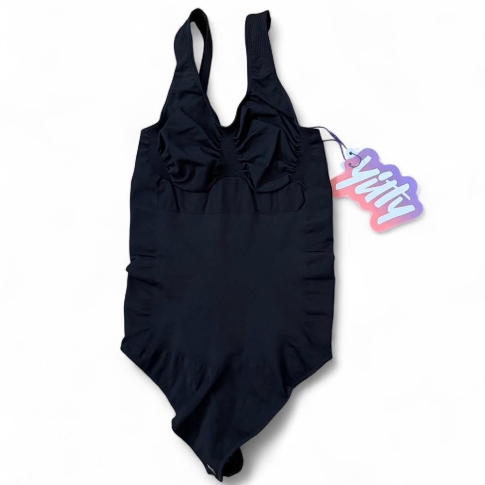 Yitty black nearly naked thong bodysuit